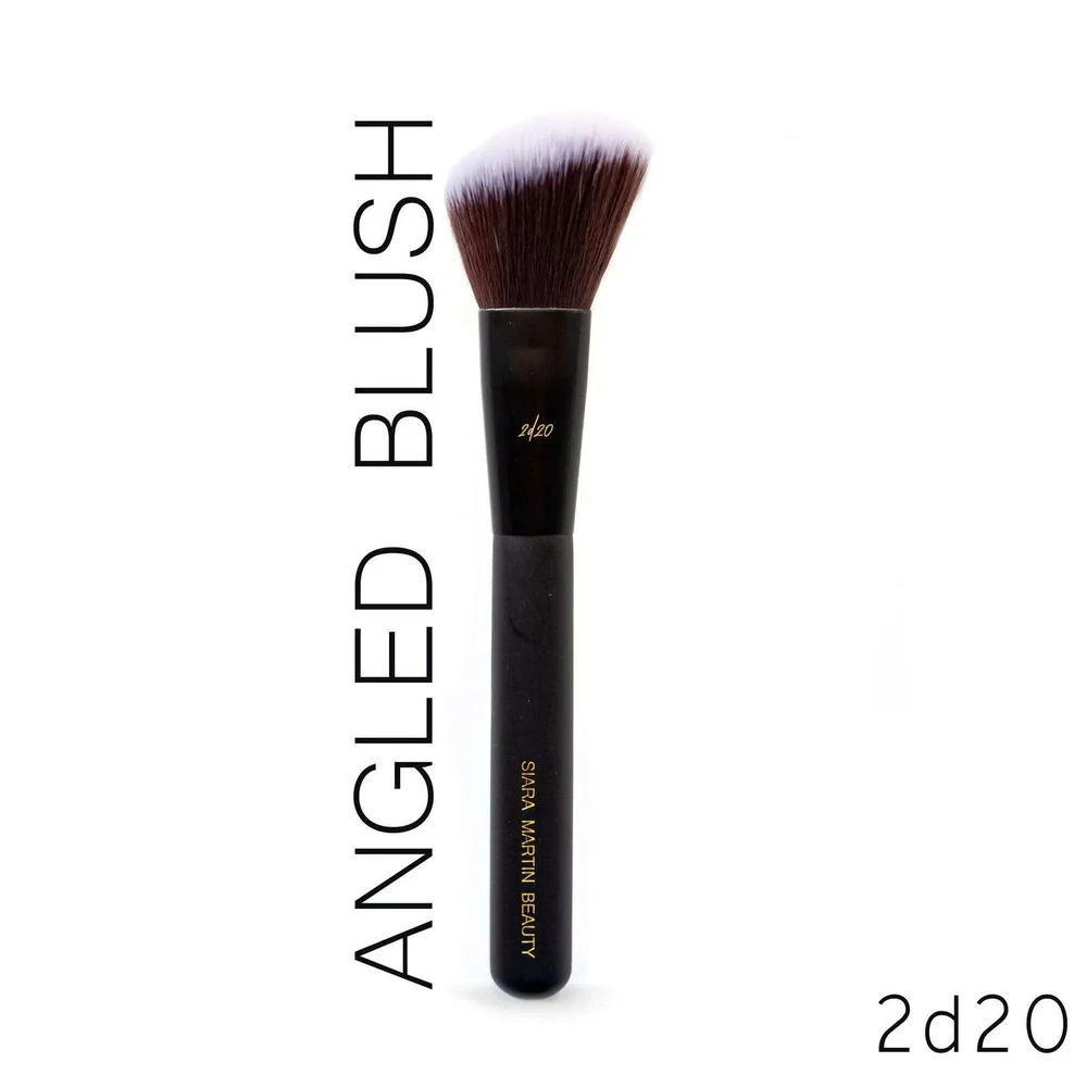 Siara Martin Beauty 2d/20 Angled Blush Brush Synthetic Face Contour Highlight